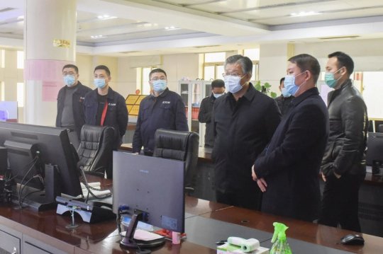 张玉华到霄云煤矿督导检查工作