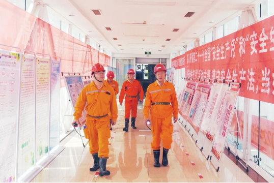 王崇景到安居煤矿检查指导工作